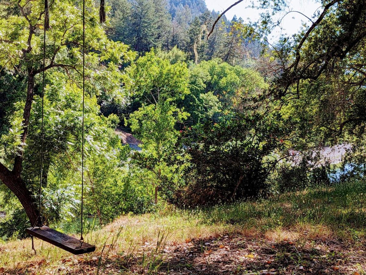 Rivers Breeze Relaxing Riverside Cabin With Private Suite Kayaks Healdsburg Exterior photo